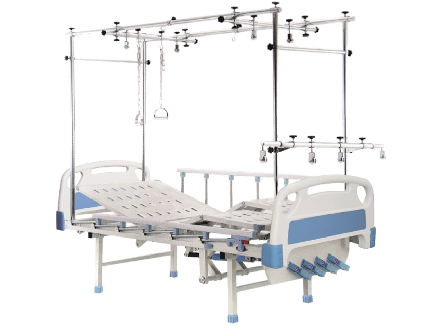 XF8051 豪华手动四摇倾斜骨科床